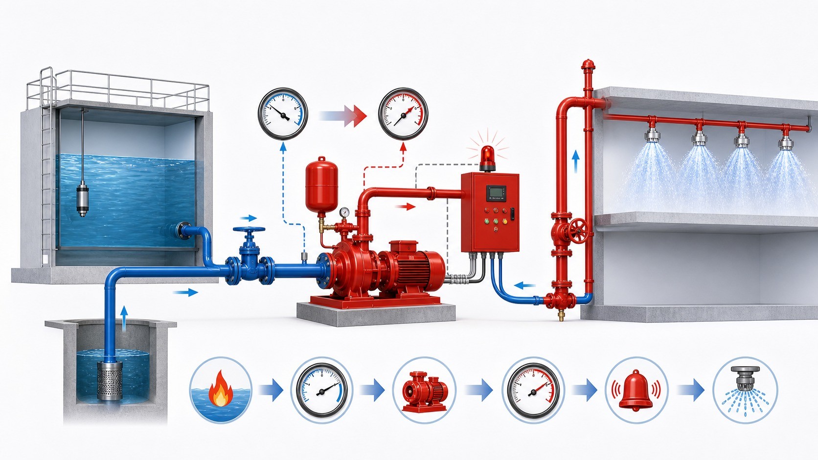 Fire Pump ทำงานยังไง