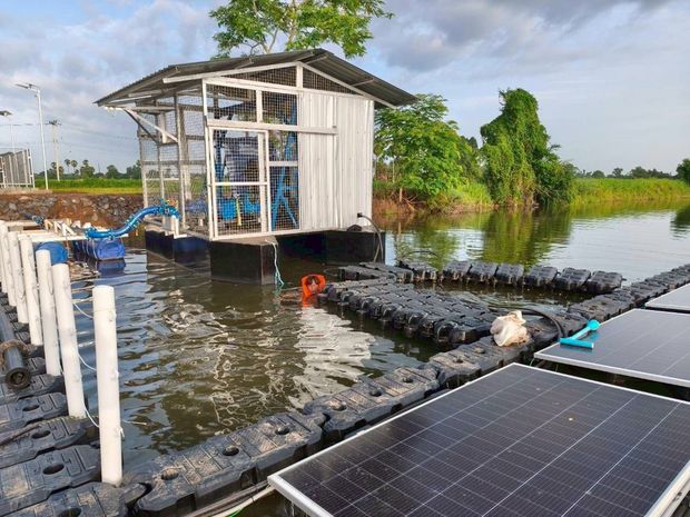 บ้านหนองอีล้ำ จ.อ่างทอง — ปรับปรุงทุ่นและระบบเดินสาย ภาพที่ 9