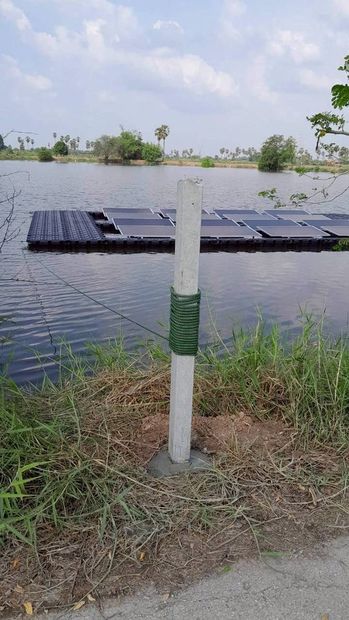 บ้านหนองอีล้ำ จ.อ่างทอง — ติดตั้งระบบทุ่นลอยน้ำพลังงานแสงอาทิตย์ ภาพที่ 2