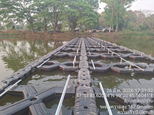 บ้านฮ่องปุ๊สามัคคี จ.ลำปาง — ติดตั้งทุ่นโซลาร์เซลล์ 100 แผง ภาพที่ 11