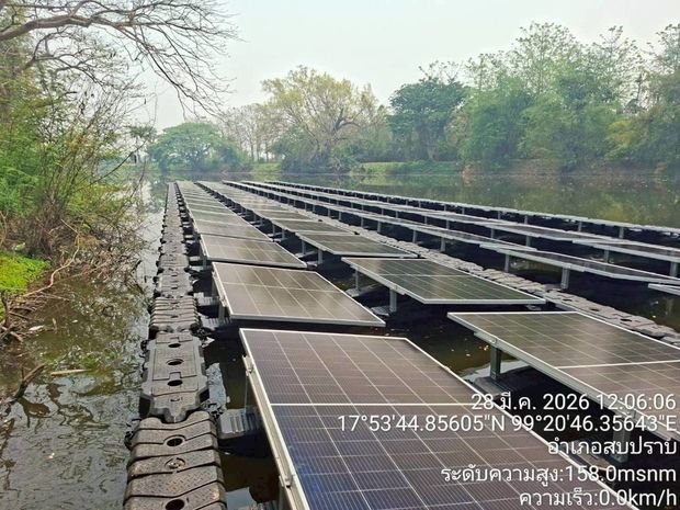 บ้านฮ่องปุ๊สามัคคี จ.ลำปาง — ติดตั้งทุ่นโซลาร์เซลล์ 100 แผง ภาพที่ 7